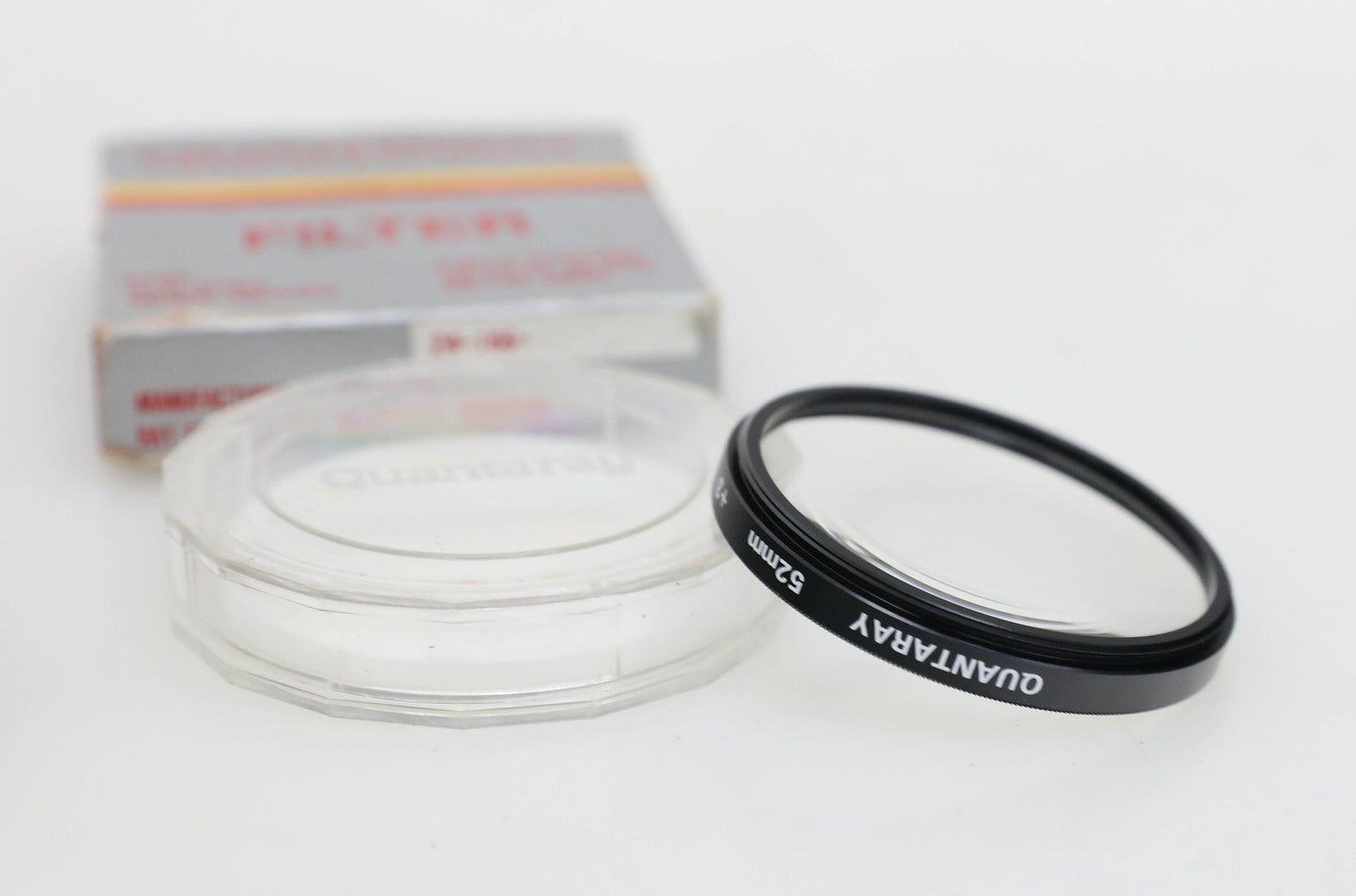 52mm Quantaray +3 and PL Filters/Polarizer in Original Box and Case - SET OF 2