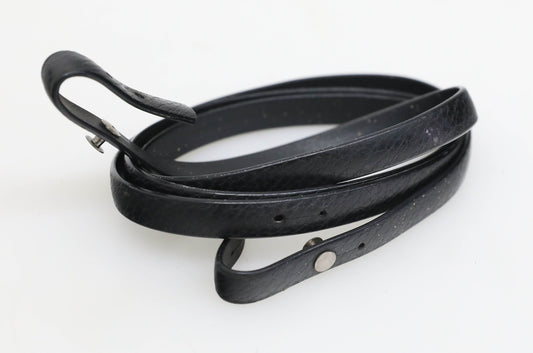 Vintage 1970s Black Vinyl Heavy Duty Camera Strap