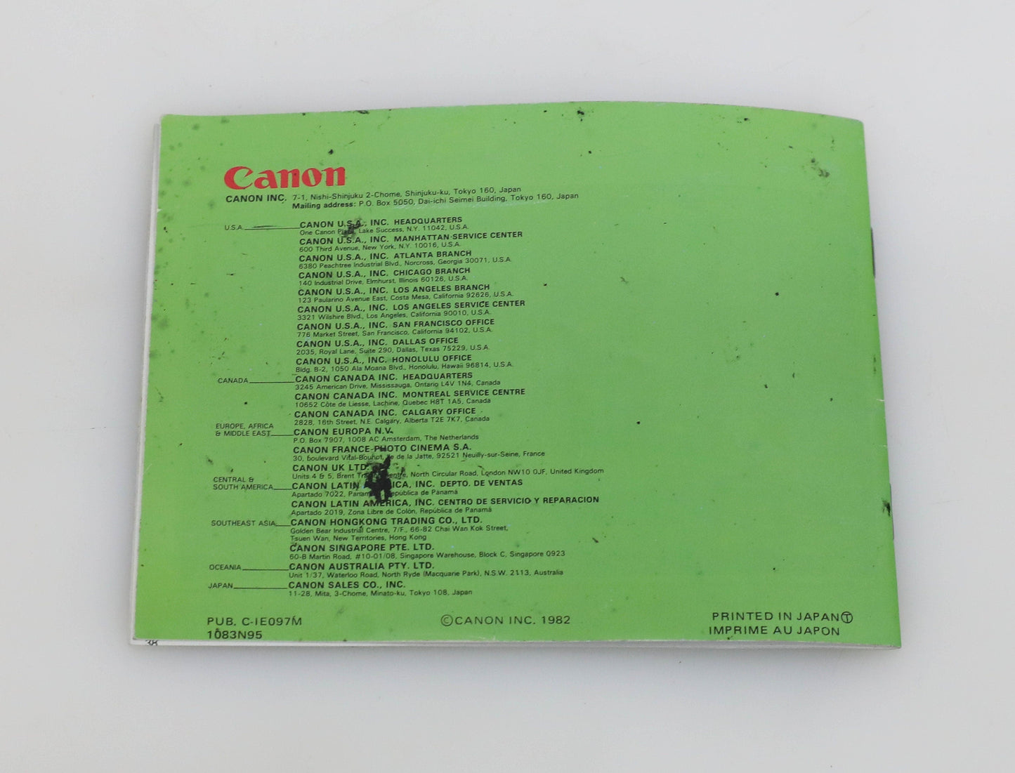 Canon FD Lens Wonderland Guide Book