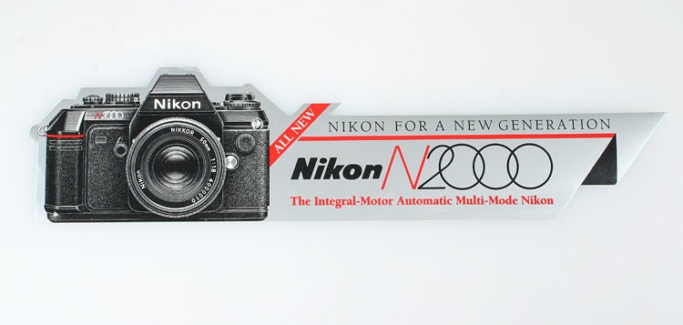 Nikon N2000 Sticker Vintage