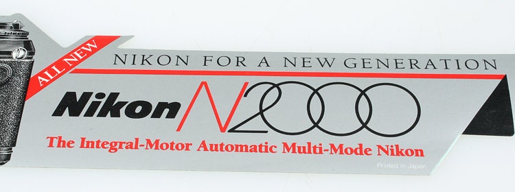 Nikon N2000 Sticker Vintage