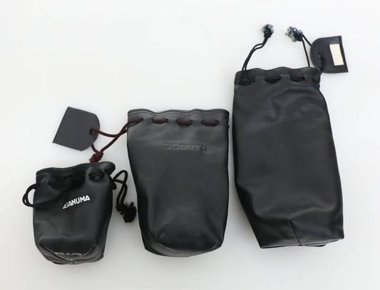 Camera Lens Cases Soft Small/Medium/Large - LOT OF 3