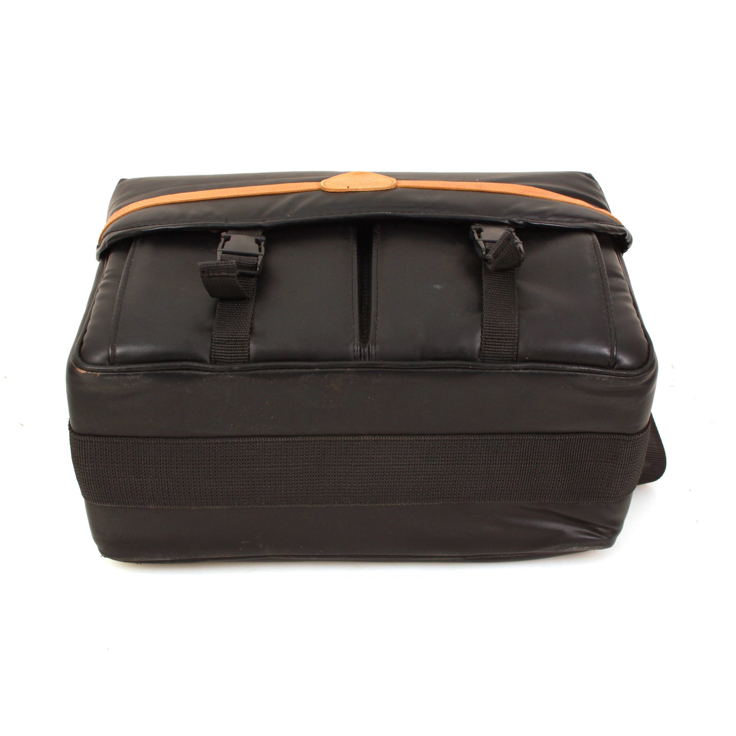 Mohak Black Leather Camera Outfit Bag Large