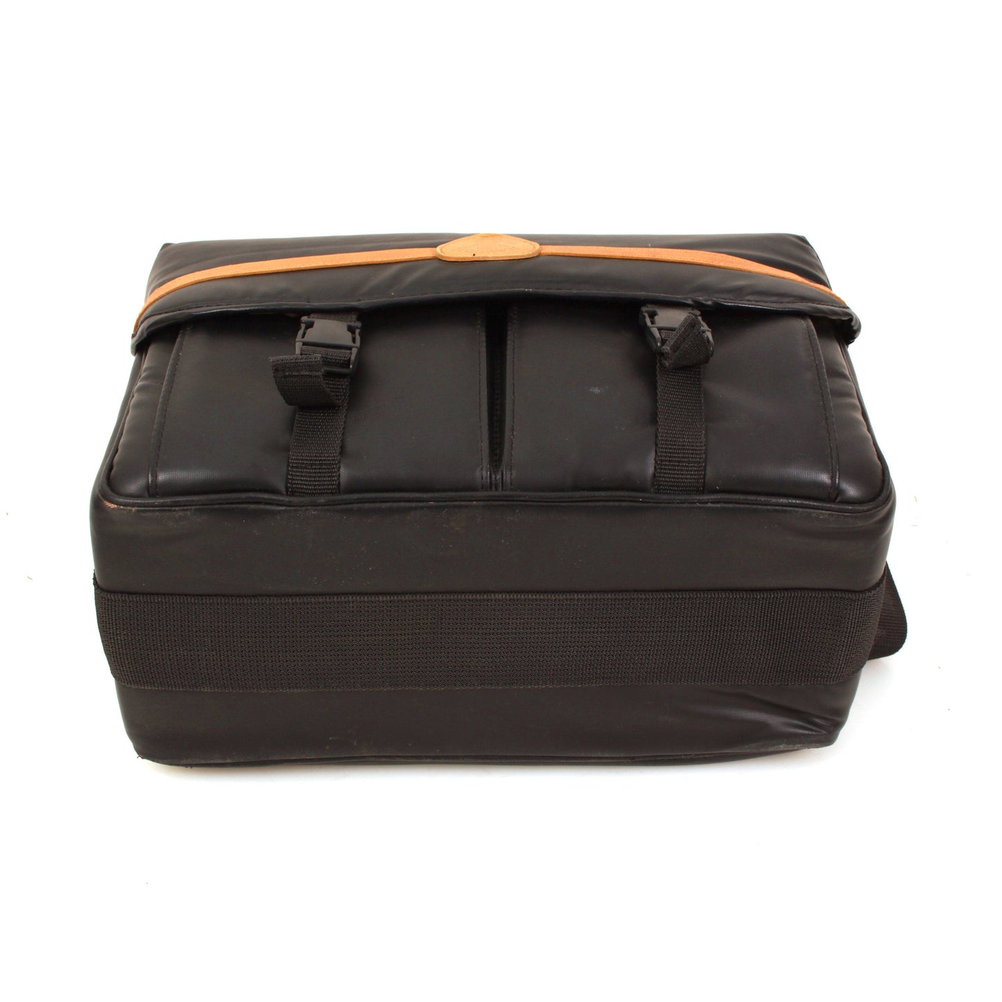Mohak Black Leather Camera Outfit Bag Large