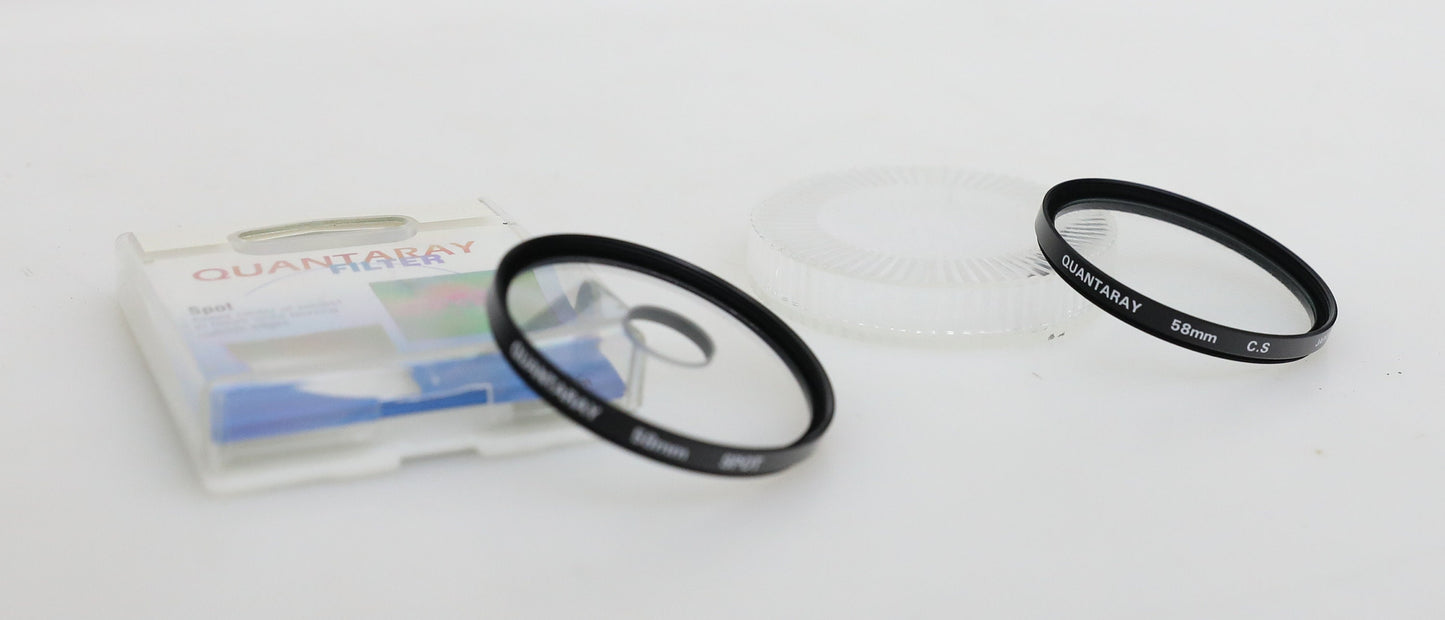 58mm Lens Filters - Spot and C.S.