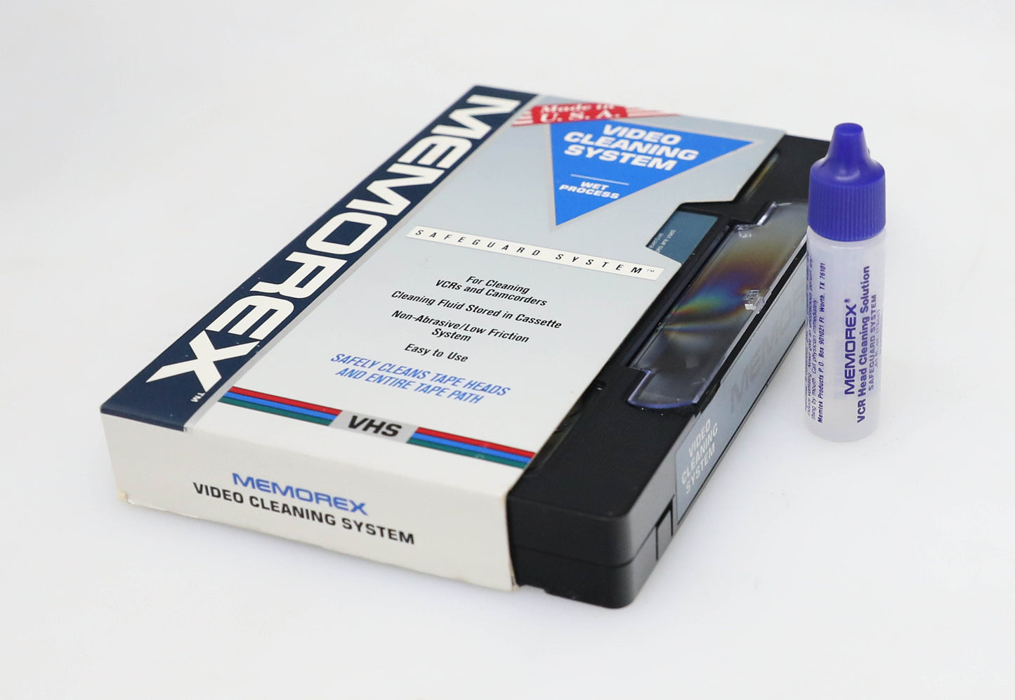 Memorex VHS Video Cleaning System Wet Process