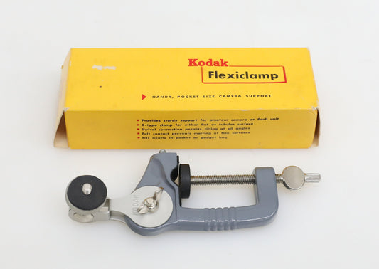 Vintage 1950s Kodak Flexiclamp Pocket Size Camera Flash Support - NEW OLD STOCK