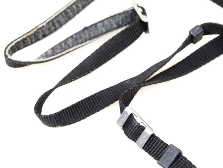 Nikon Original Film Camera Strap with Suede Neck Pad, Black