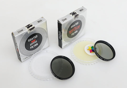Prinz 55mm Coated Filters ND2X/ND4X in Original Boxes - SET OF 2