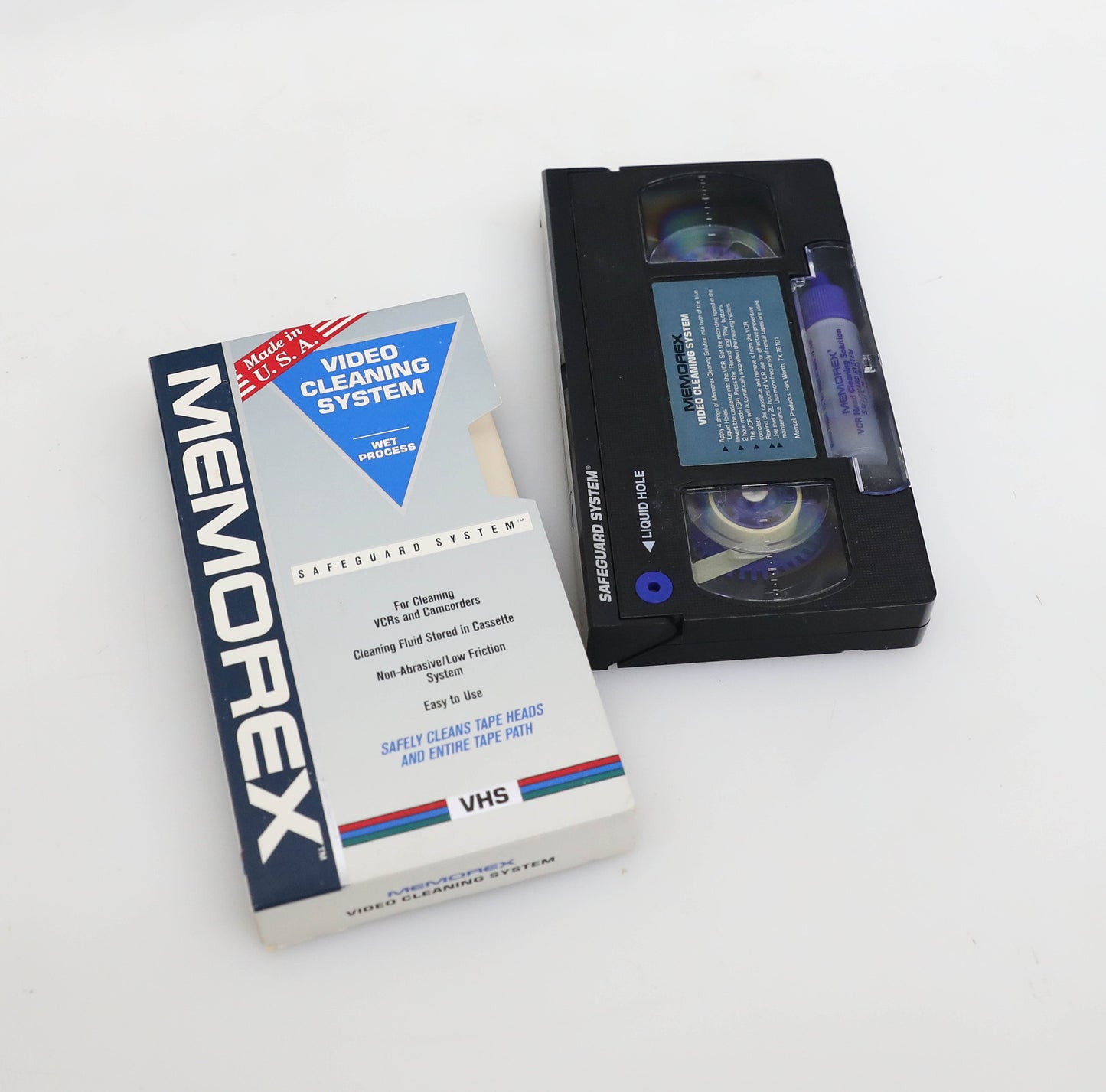 Memorex VHS Video Cleaning System Wet Process