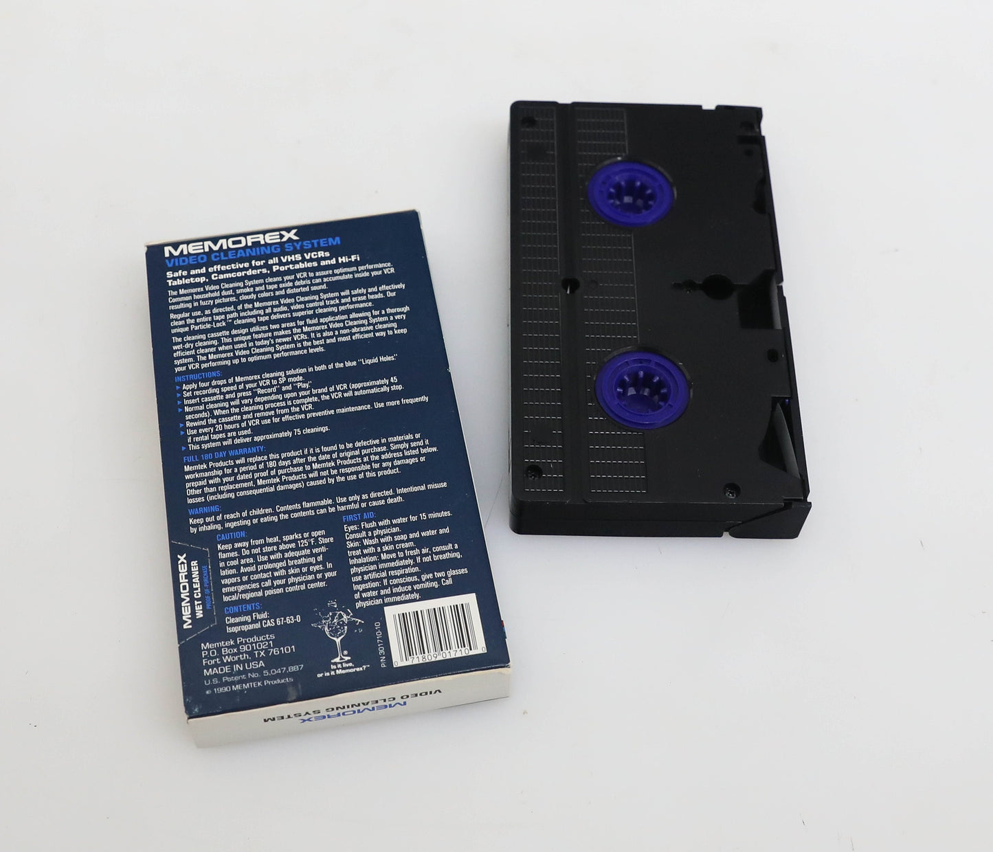 Memorex VHS Video Cleaning System Wet Process