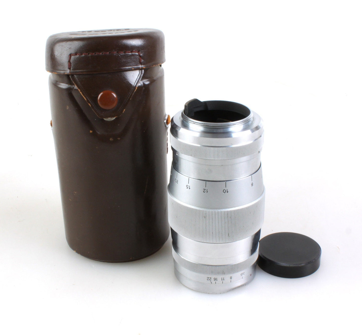 Canon Rangefinder 135mm F3.5 Chrome MF Lens//Screw Mount Lens