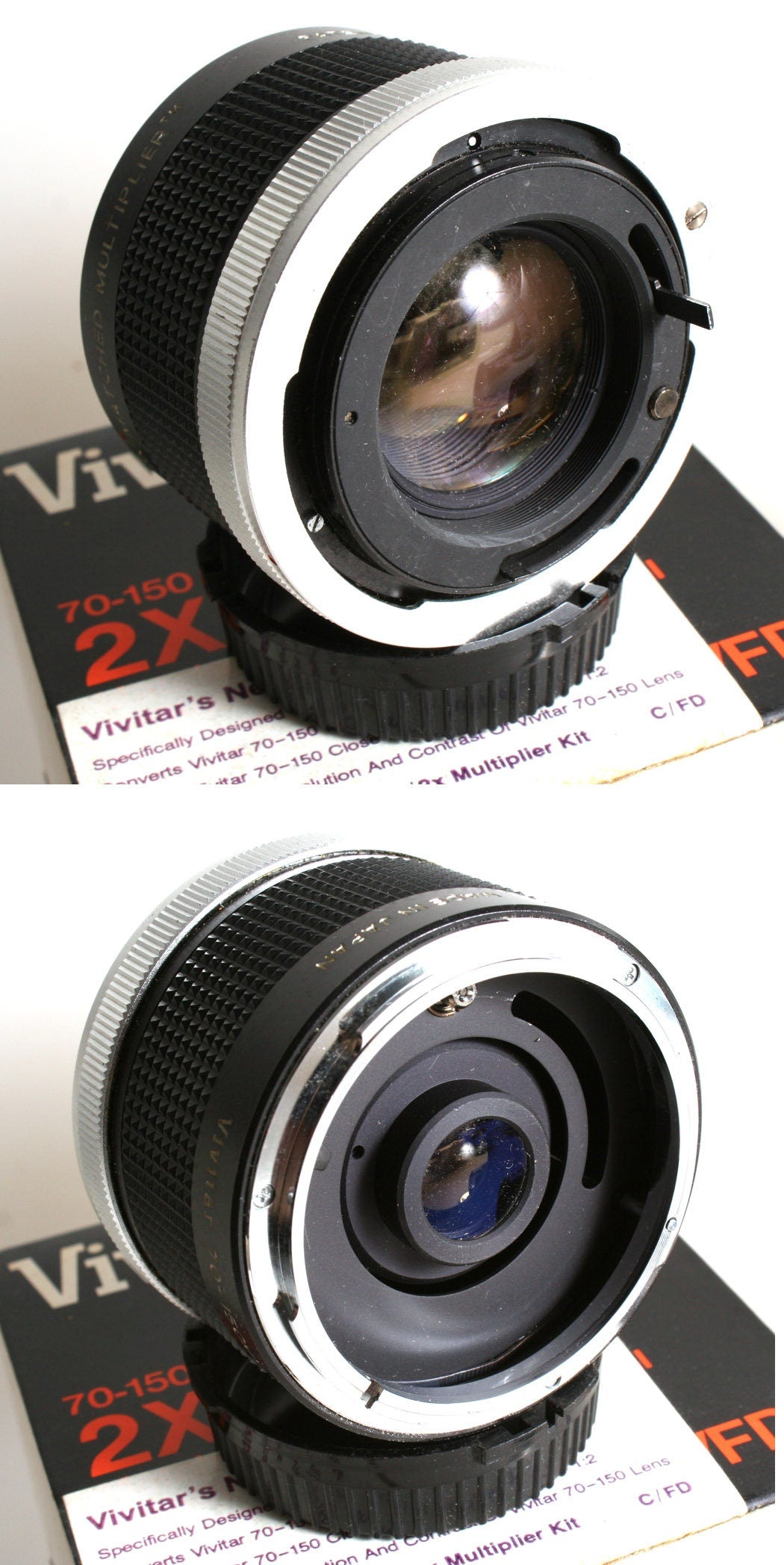 70-150MM F3.8 Lens for Canon w/ Dedicated 2X Teleconverter in Orig. Boxes