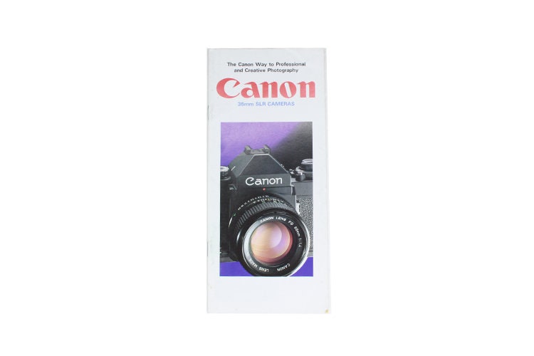 35MM SLR Canon Cameras Brochure
