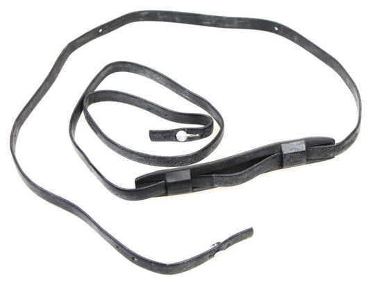 Vintage 1960s Black Vinyl Canon Neck Strap with Rubber Neck Pad