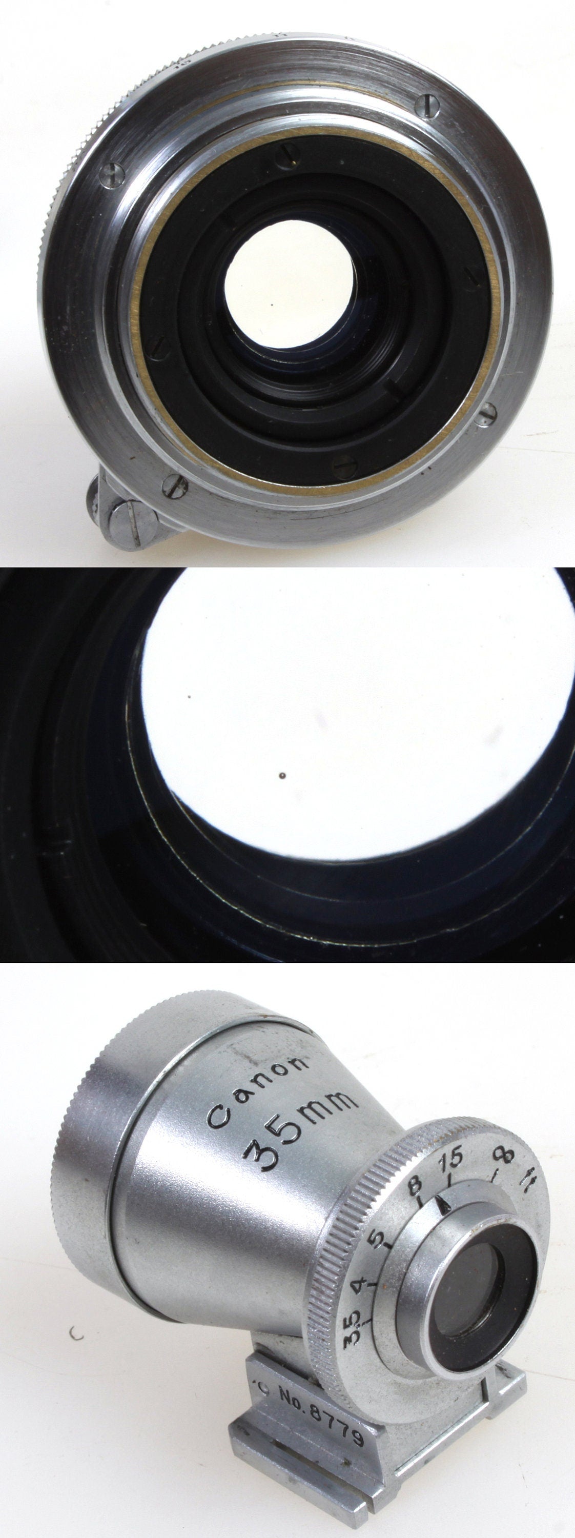 Canon Serenar 35MM F2.8 Leica LTM39 Lens w/ Viewfinder & Case