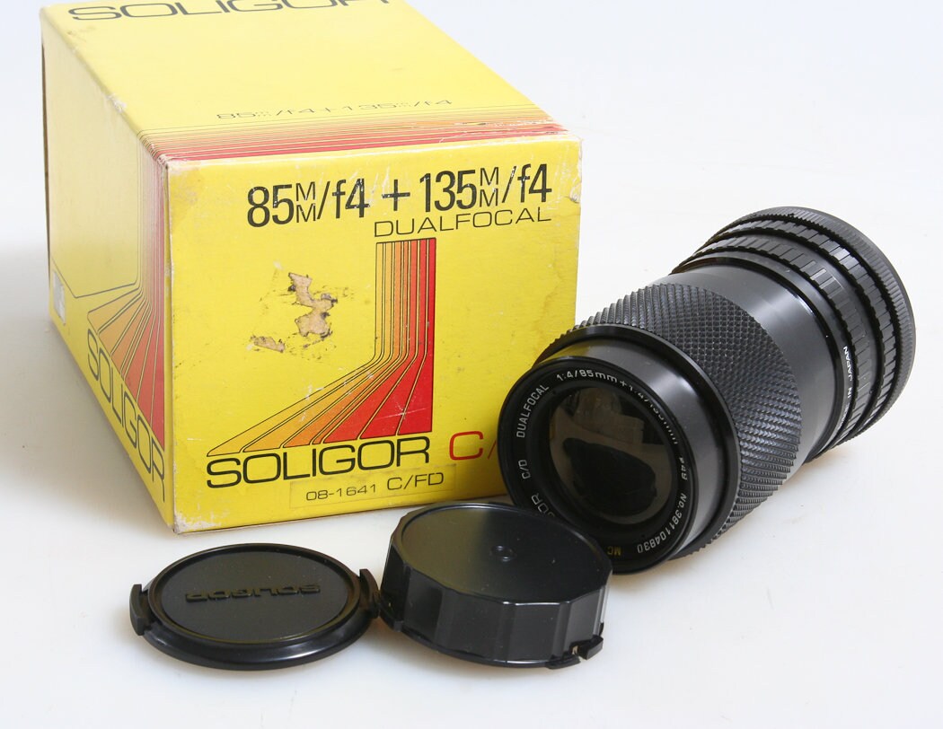 85-135mm F 4 Lens for Canon FD Mount, in Box