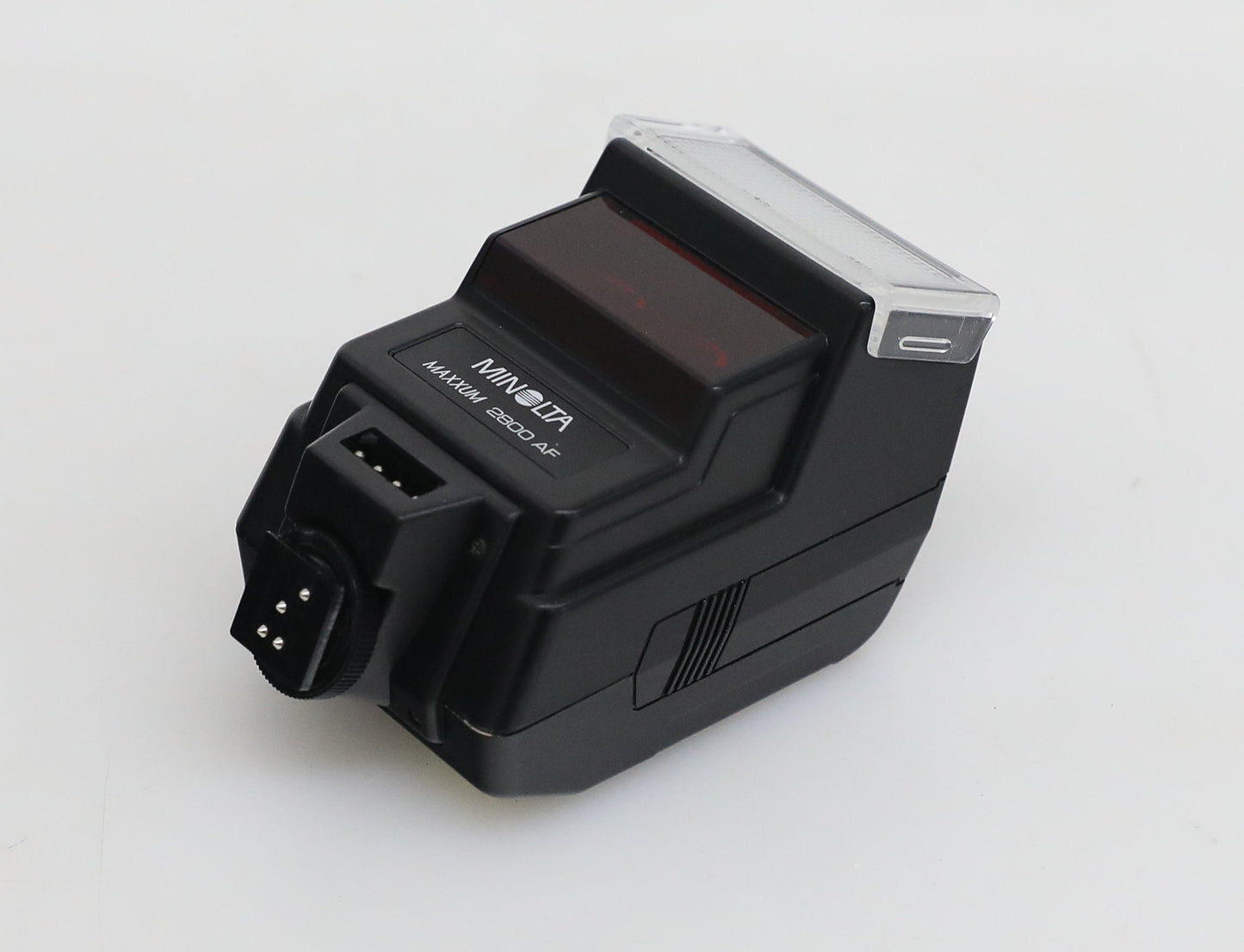 Minolta Maxxum Flash 2800AF with Case, Wide Angle Adapter and Manual