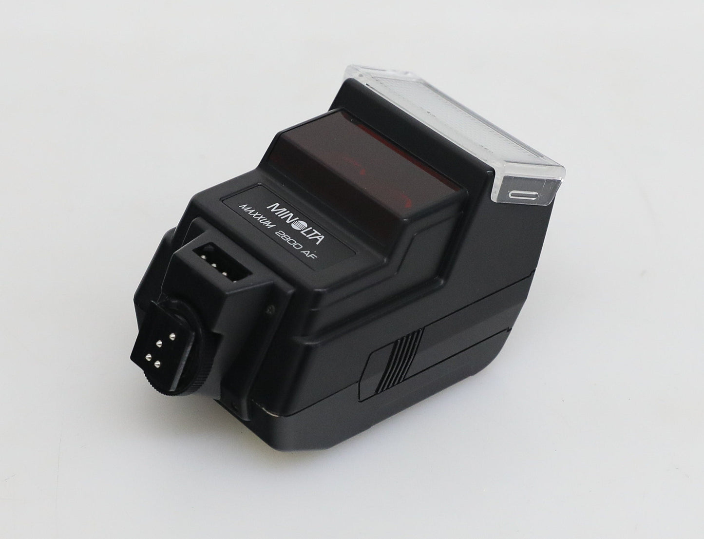 Minolta Maxxum Flash 2800AF with Case, Wide Angle Adapter and Manual