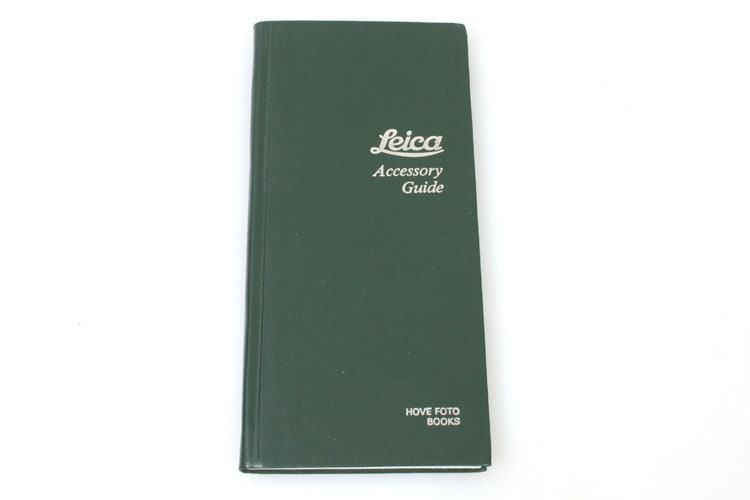 Leica Accessory Guide First English Edition 1984