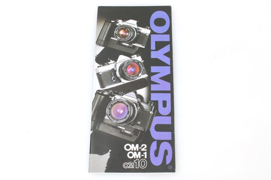 Brochure for Olympus OM-2 OM-1 OM10