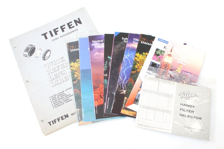 Tiffen Camera Filter Catalog Lot