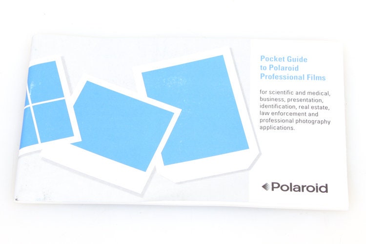 Polaroid Pocket Guide to Polaroid Professional Films