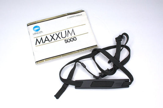 Original Minolta Maxxum 5000 Strap & Manual