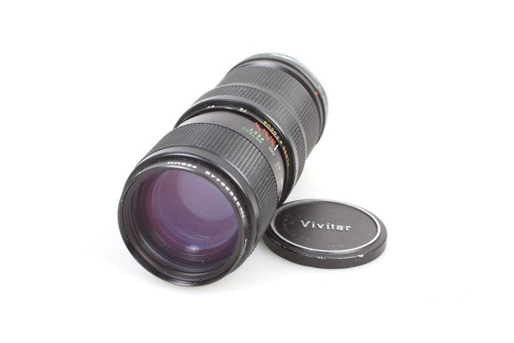 75-205mm Zoom Lens for Canon FD w Close Focus & Caps