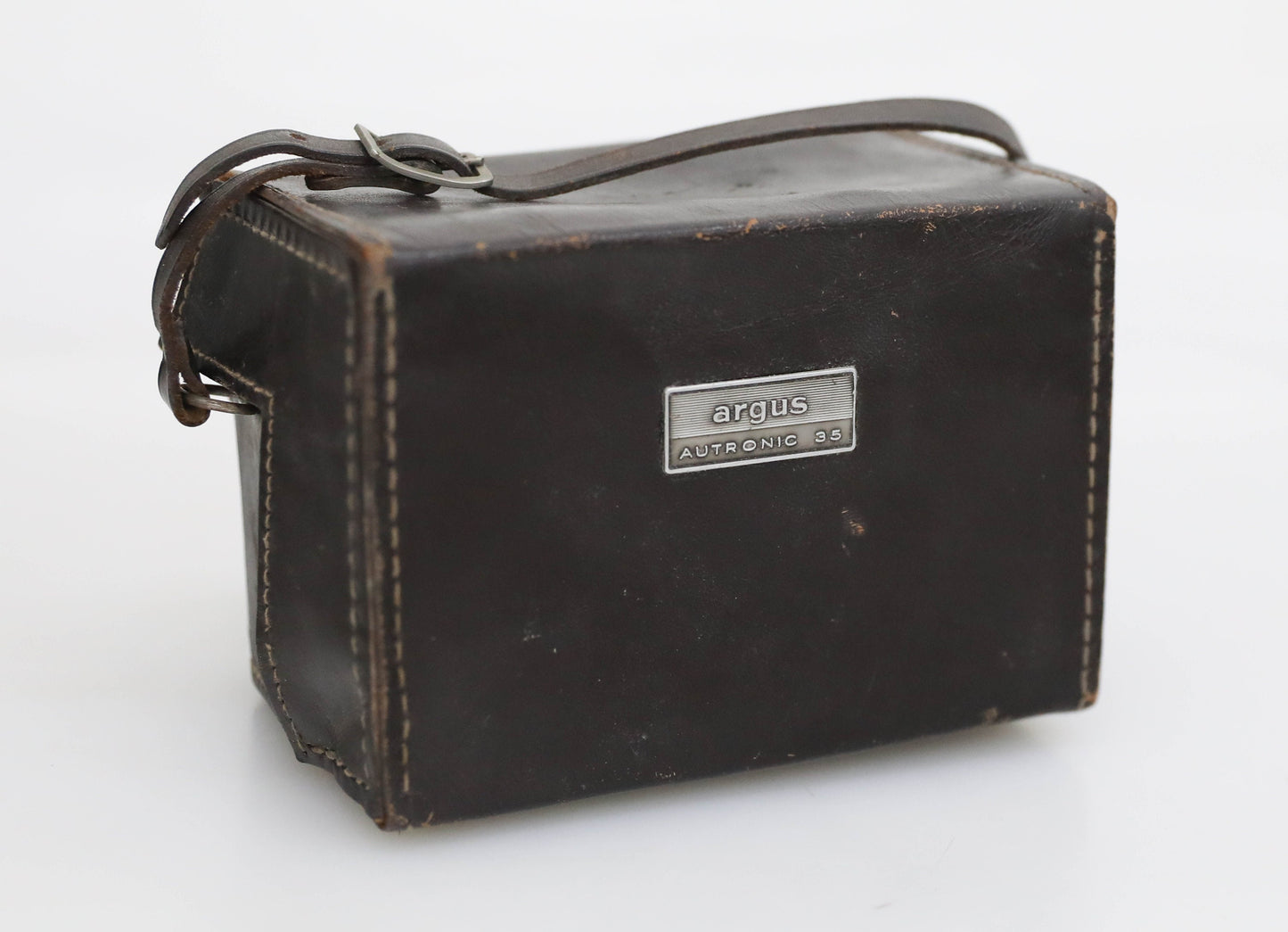 Vintage Argus Autronic 35 Fitted Brown Leather Camera Case