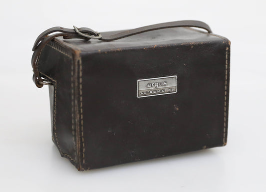 Vintage Argus Autronic 35 Fitted Brown Leather Camera Case