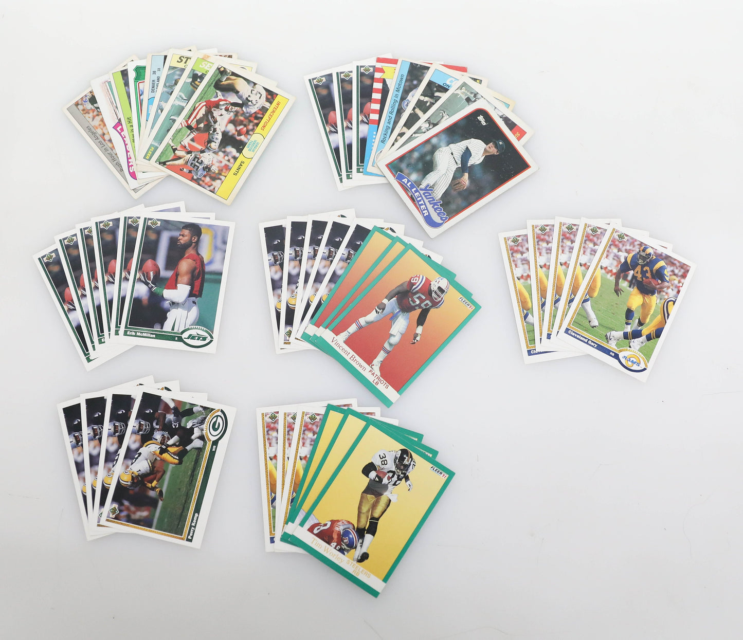 Football and Baseball Cards - LOT OF 45 - Has Repeats
