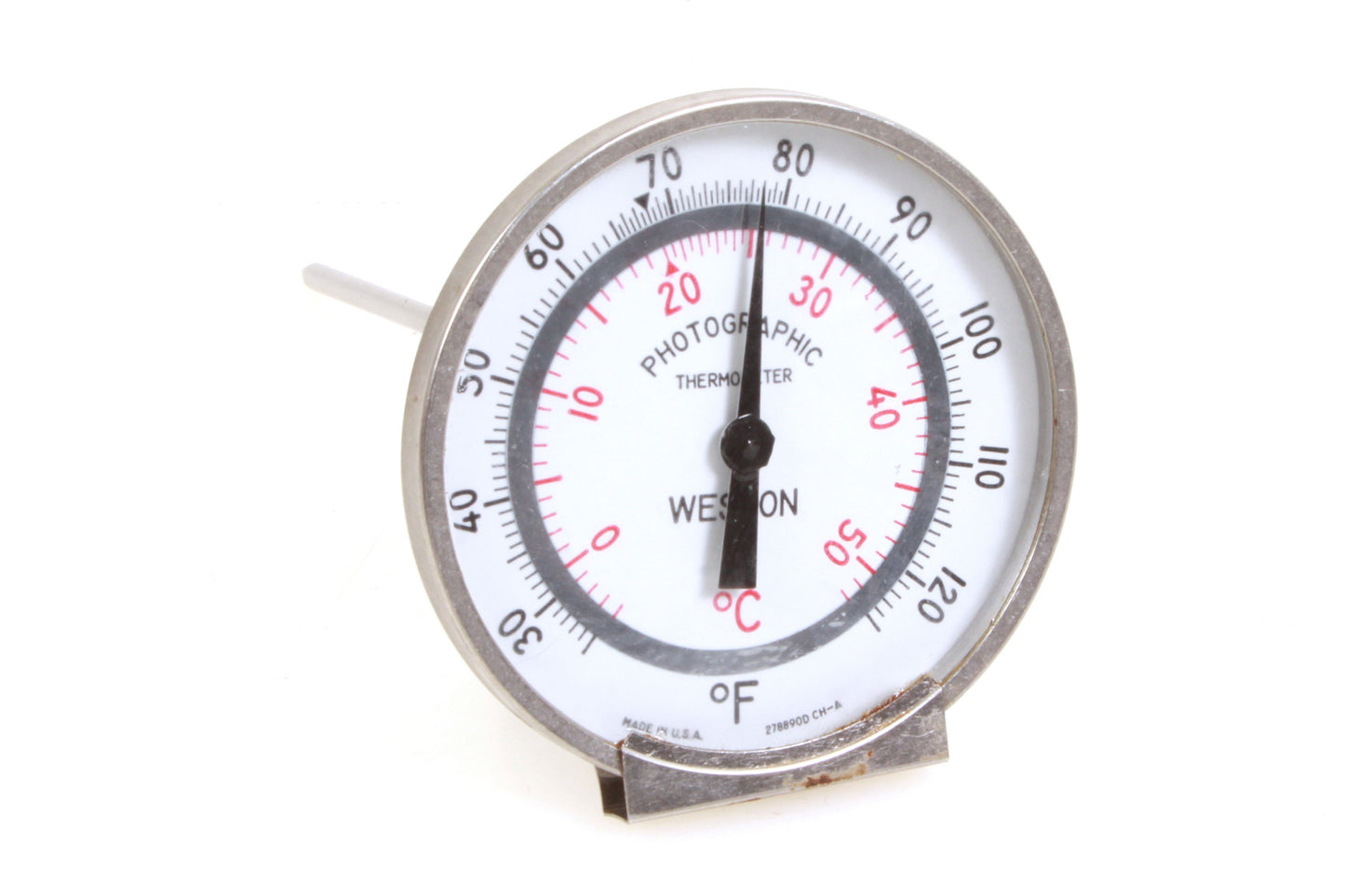 Weston 25 to 125 Degrees F Stainless Steel Dial Thermometer