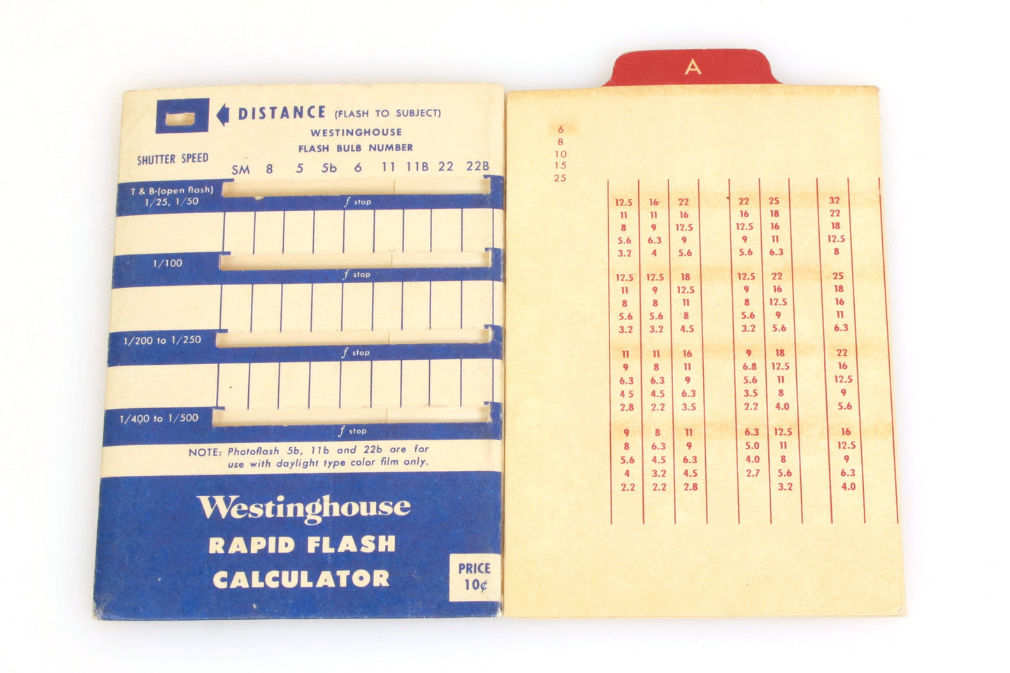 Westinghouse Rapid Flash Calculator 1953
