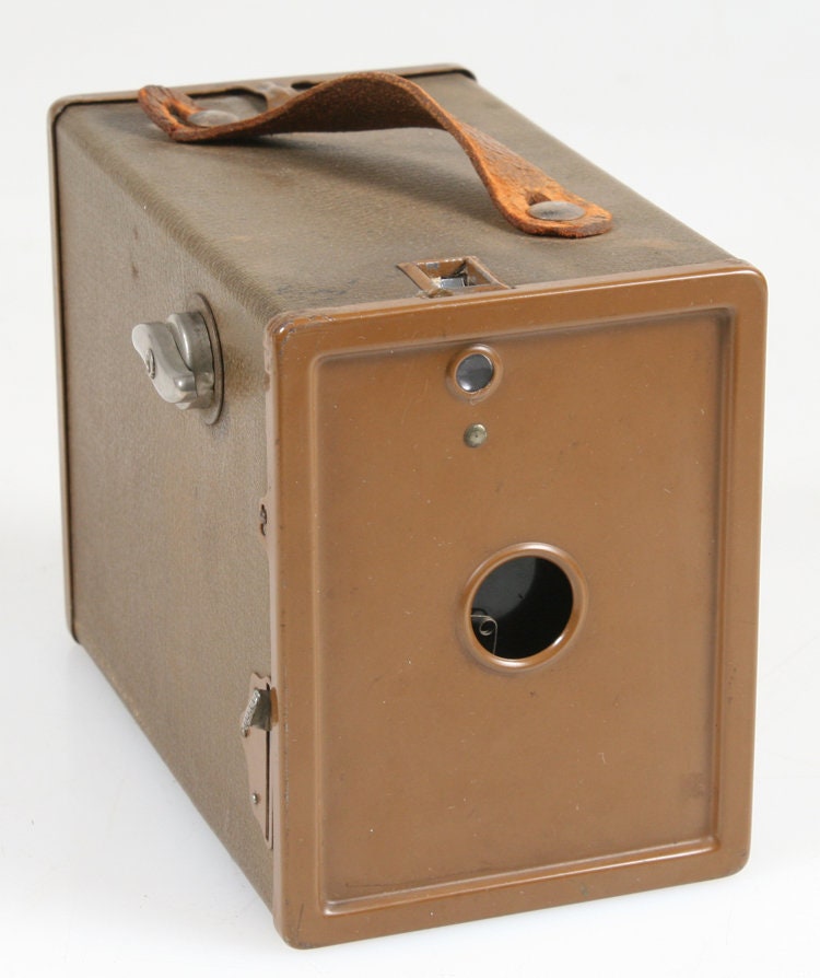 Agfa Ansco Box Camera Brown Vintage Antique