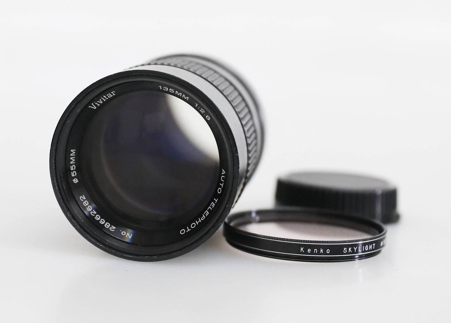 Canon AEI/AEIP with UV Filter 135mm f/2.8 Auto Telephoto Lens