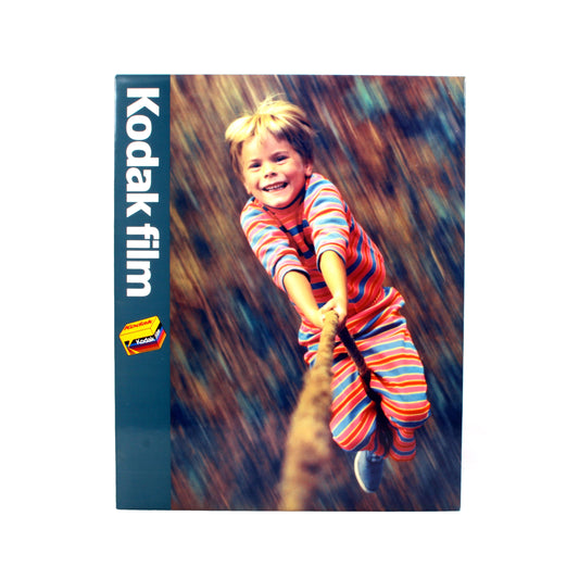Vintage Kodak Film Promotional Mounted Poster 16x20 - Child Swinging on Rope Motion Blur