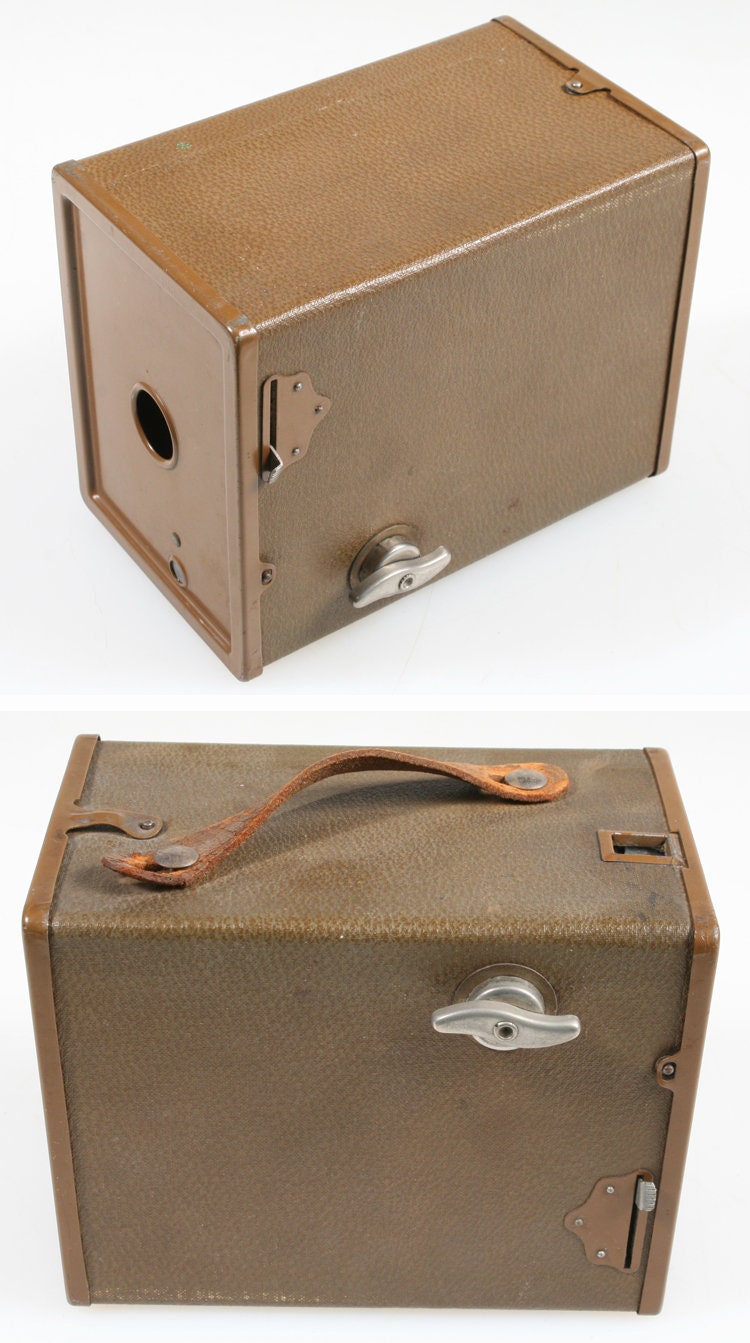 Agfa Ansco Box Camera Brown Vintage Antique