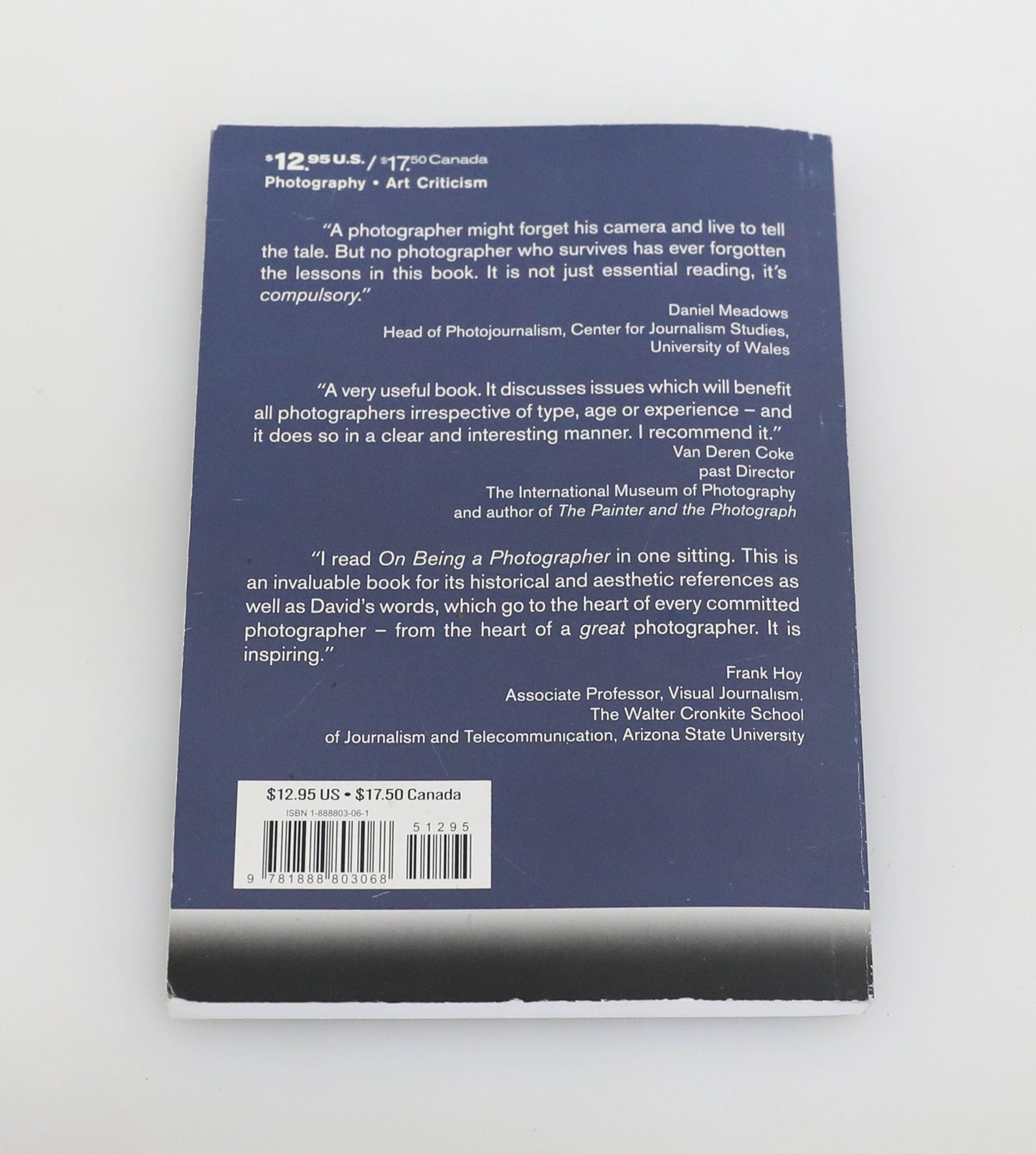 On Being a Photographer: A Practical Guide by David Hurn - Paperback Book
