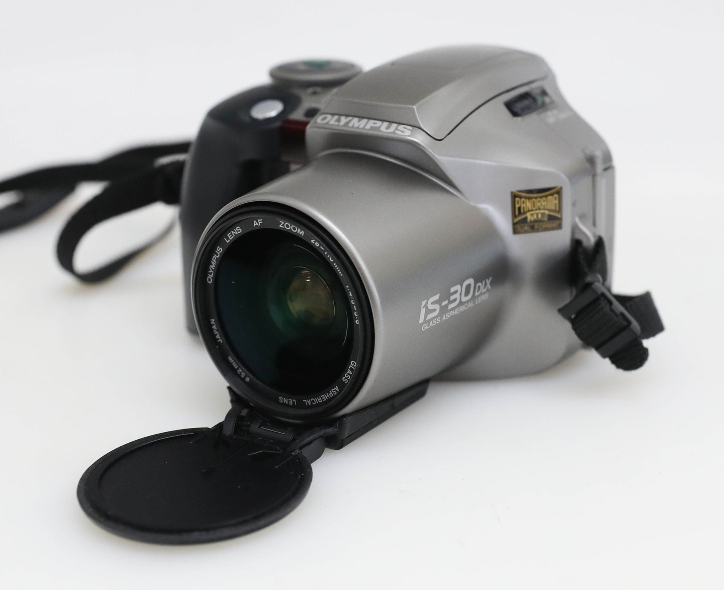 Olympus IS-30 DLX 35mm Film Camera with Case, Strap & Close Up Filter Set WORKS