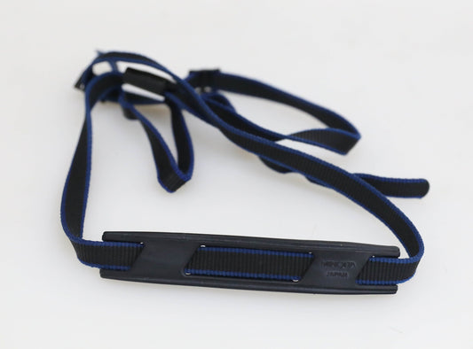 Vintage Minolta Film Camera Strap - Black/Blue