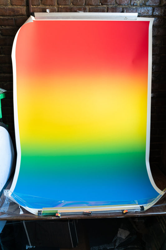 Vintage Rainbow Photography Backdrop