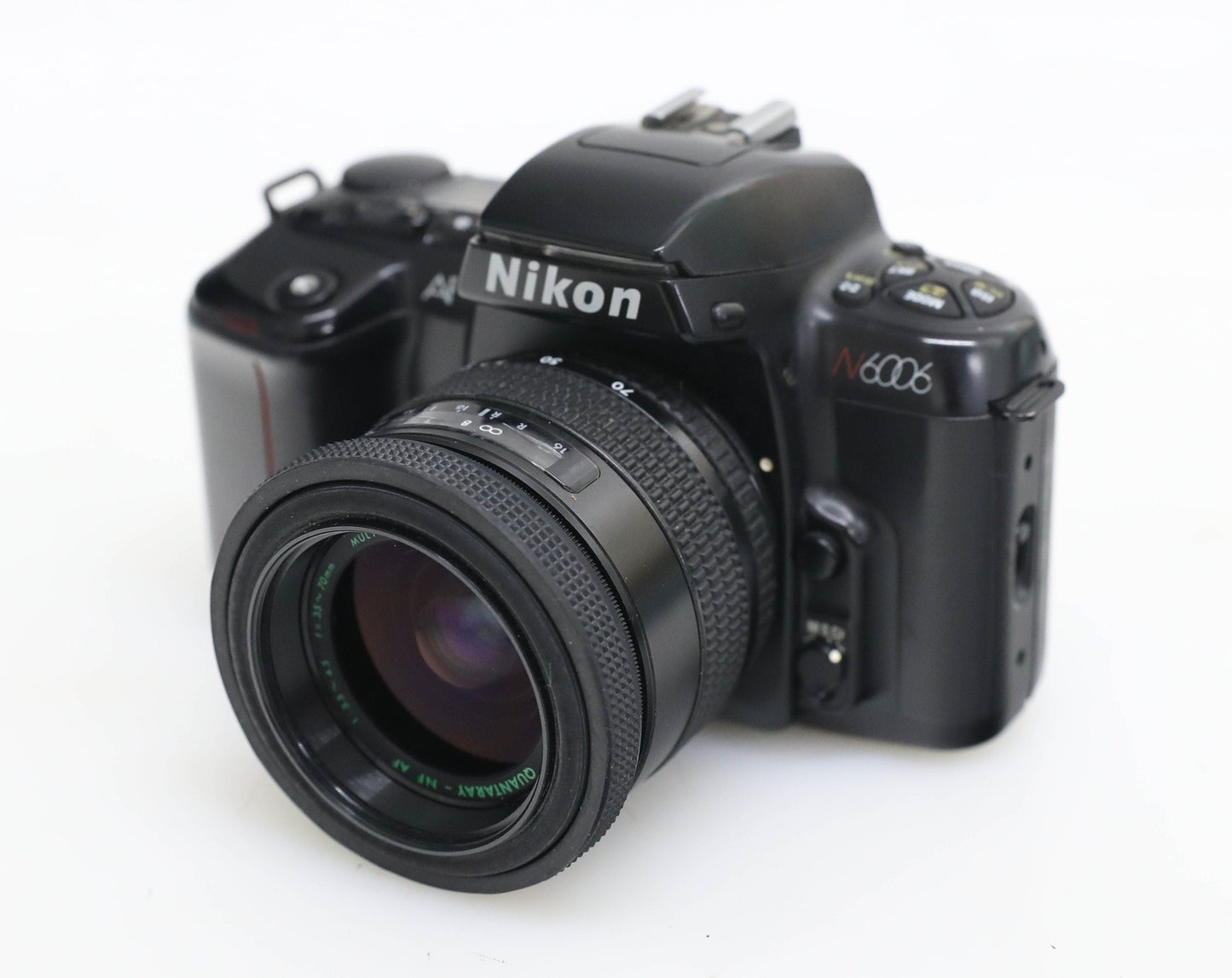 Vintage Nikon N6006 AF 35mm Film Camera with Manual and Ilford HP5 Plus B&W Film