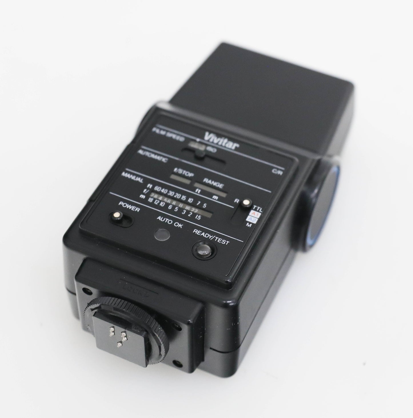 Vintage Vivitar Auto Thyristor 550FD C/R Flash with Manual for Canon AEI/AEIP