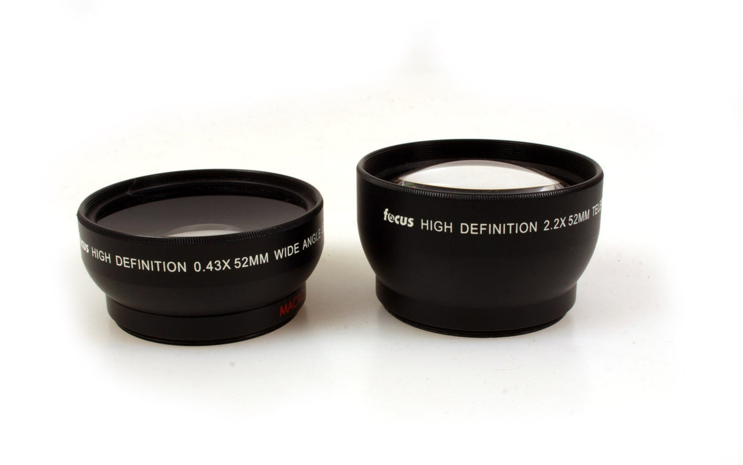 52mm/ 55mm Wide & Tele Lenses (Set of 2)