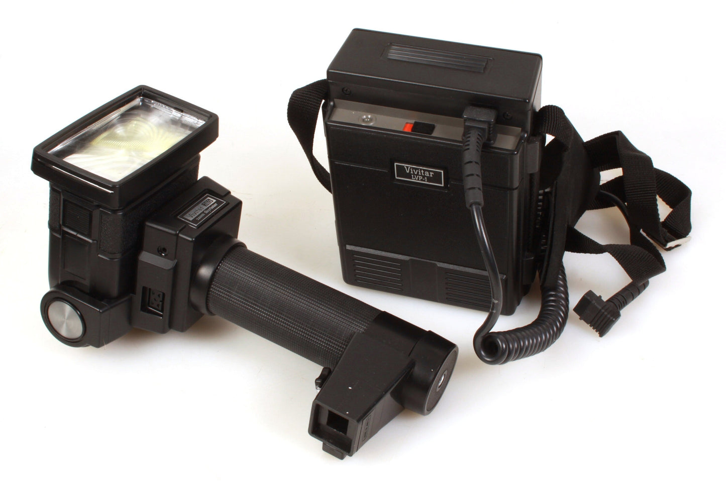 Vivitar 365 Zoom Thyristor Outfit Electronic Flash/LVP1 Power Pack/Charge 60/Vari Sensor/Cords