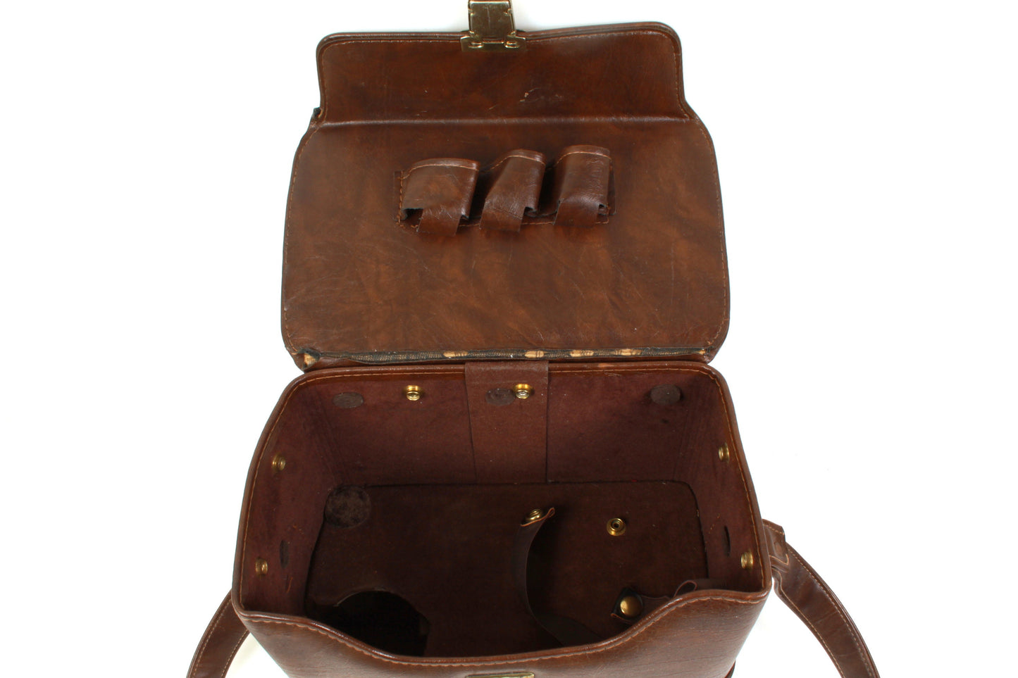 Vintage Camera Case 1970s Brown