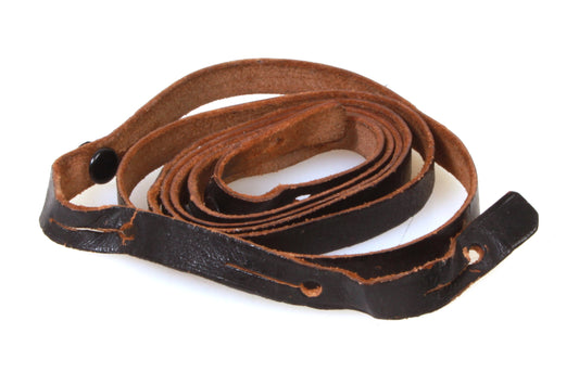 Leather Camera Strap 1960s Thin Black
