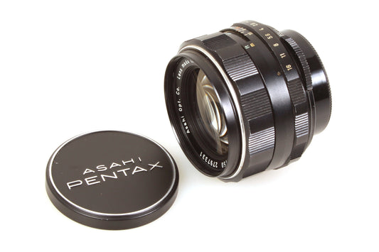 Asahi Pentax Super Takumar 50mm f/1.4 MF Lens M42 w/ Caps