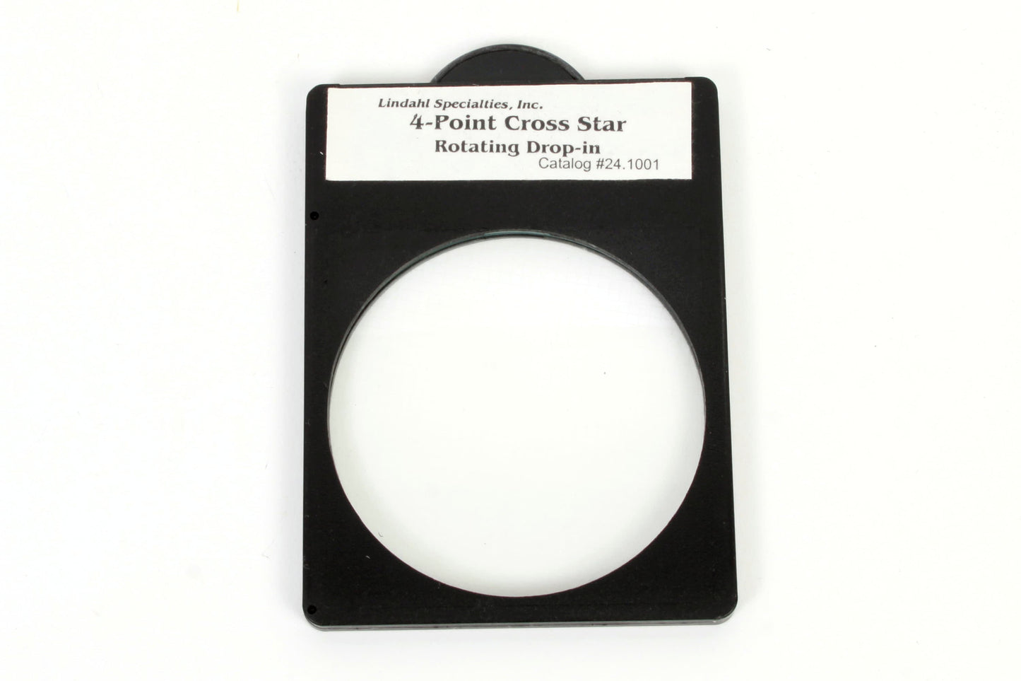 Lindahl 3 Inch 4 Point Cross Star Rotating Drop-in Glass Filter
